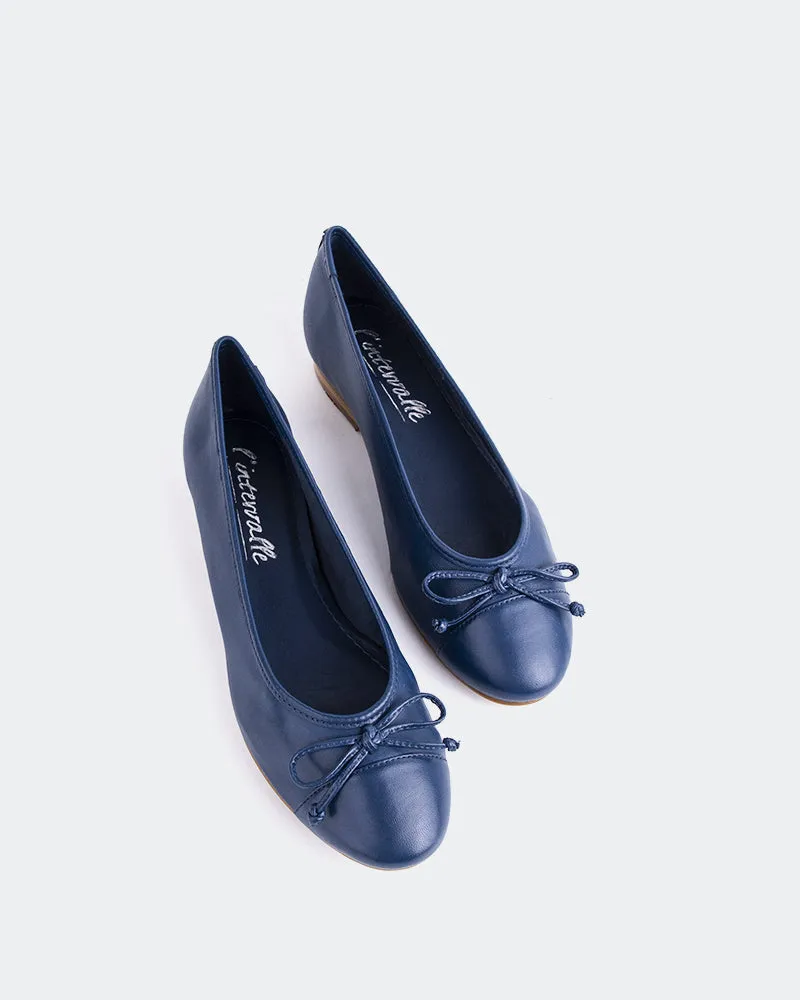 Alona Navy Leather sold by L'Intervalle product image thumbnail 3