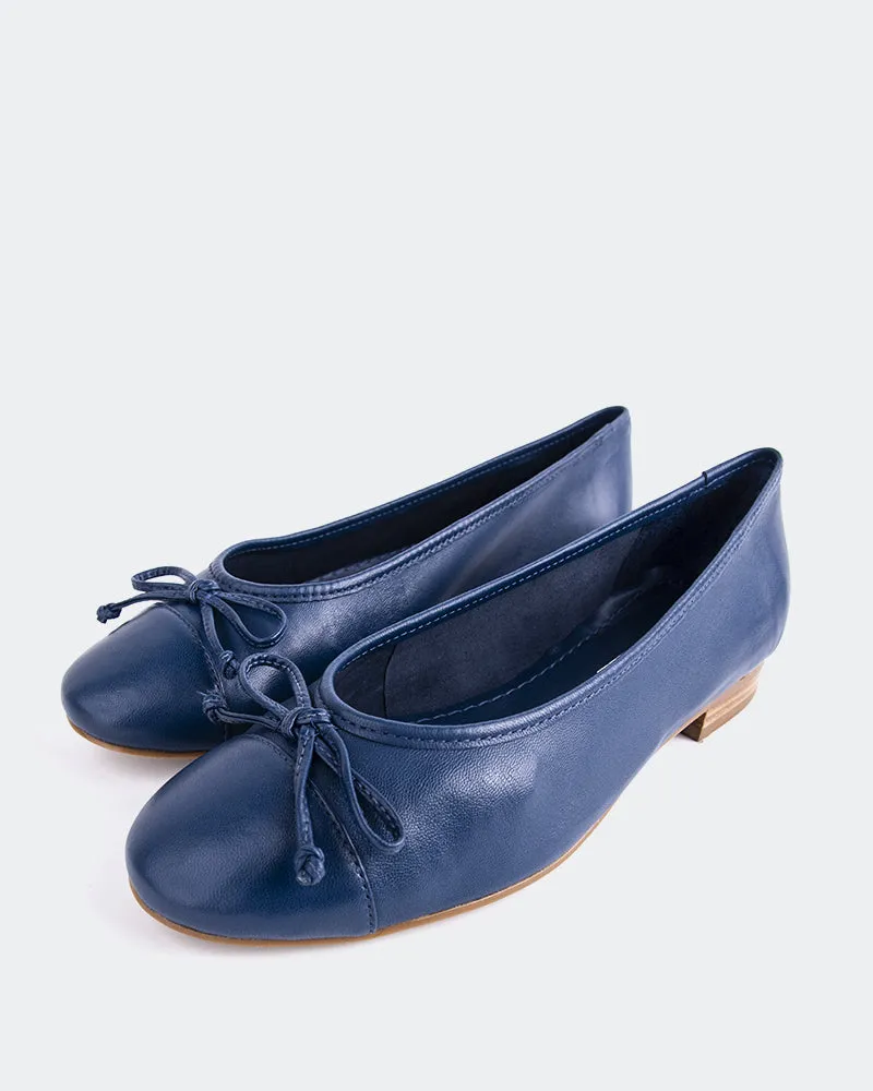 Alona Navy Leather sold by L'Intervalle product image thumbnail 4