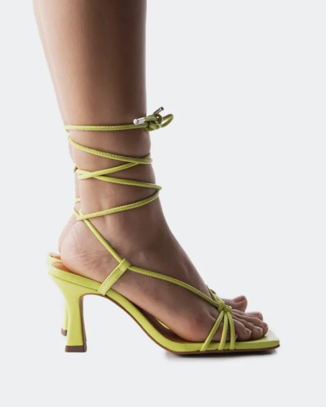 Manola Kiwi Leather sold by L'Intervalle