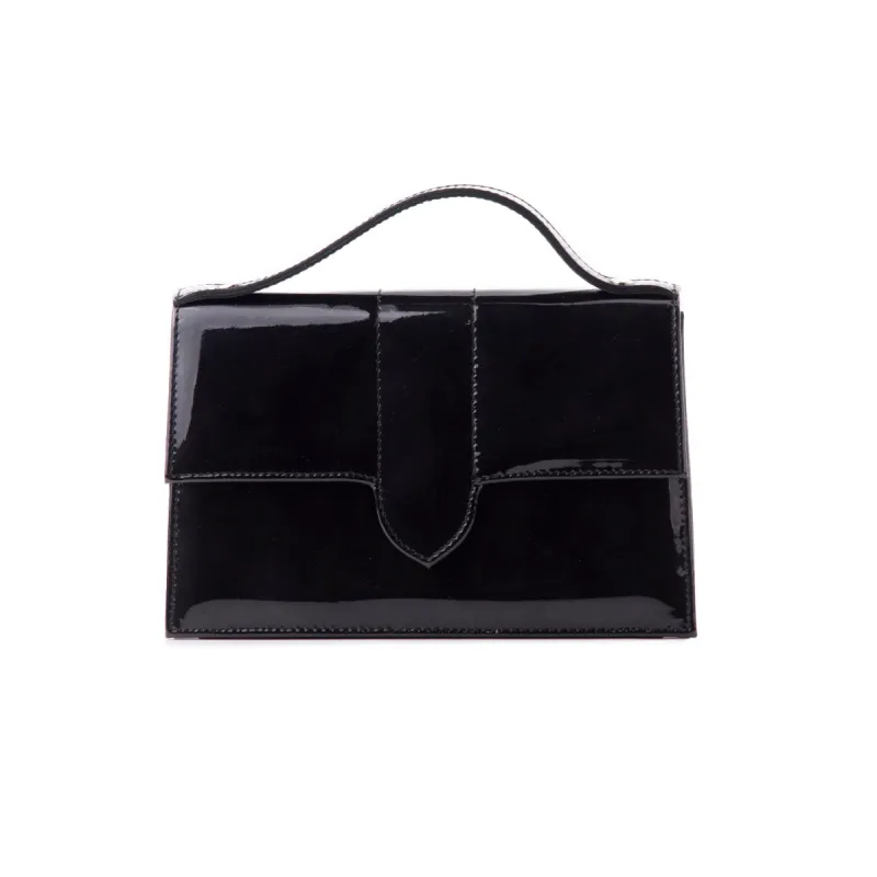 Mini Diya Black Patent sold by L'Intervalle