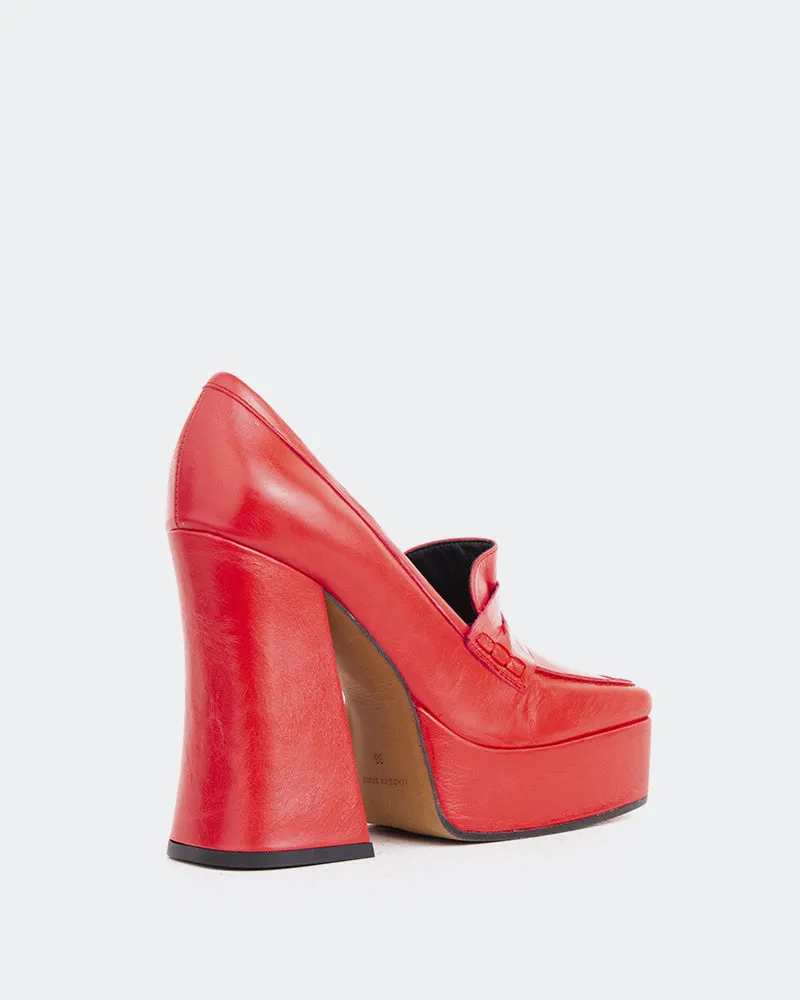 Mestina Red Leather sold by L'Intervalle product image thumbnail 3