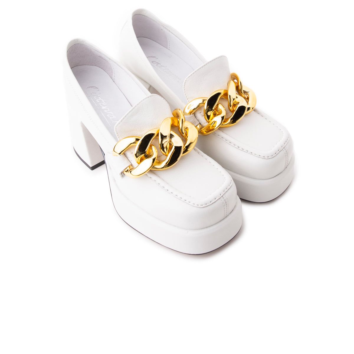 Riga White Leather sold by L'Intervalle product image thumbnail 2