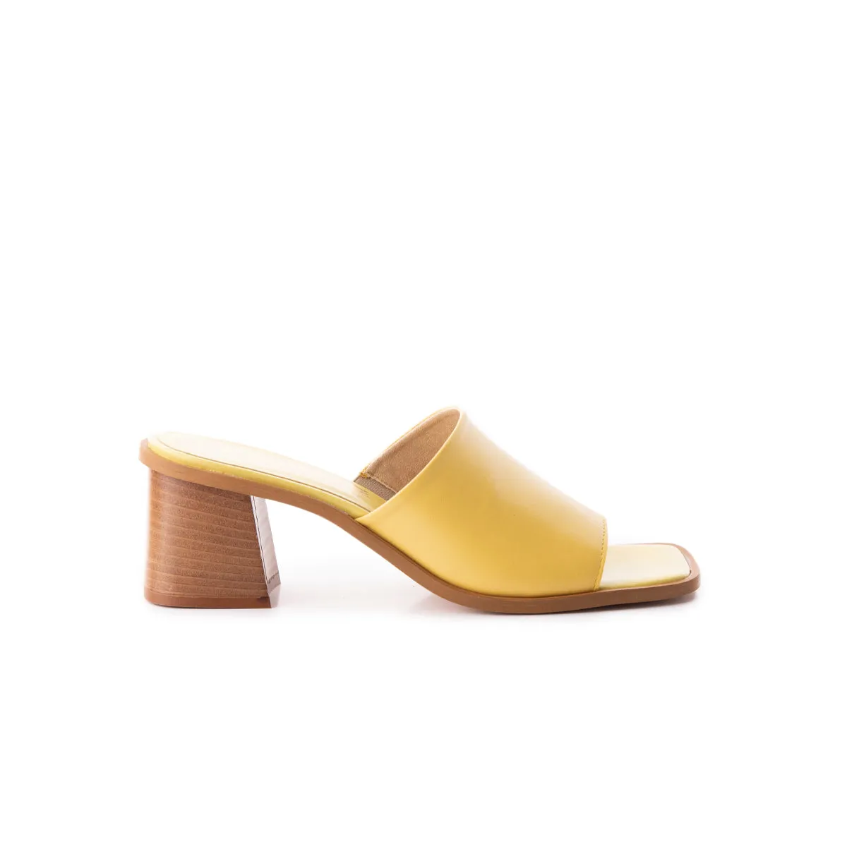 Temple Yellow Leather sold by L'Intervalle