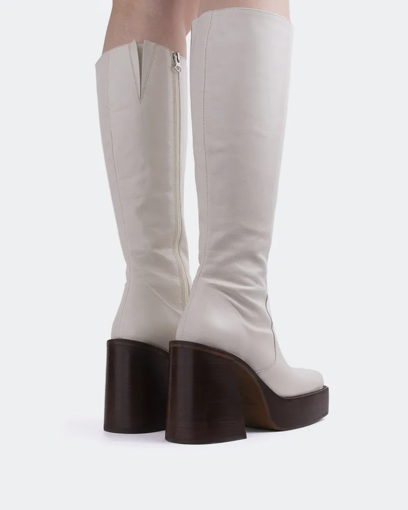 Bourgeois Off White Leather sold by L'Intervalle product image thumbnail 3