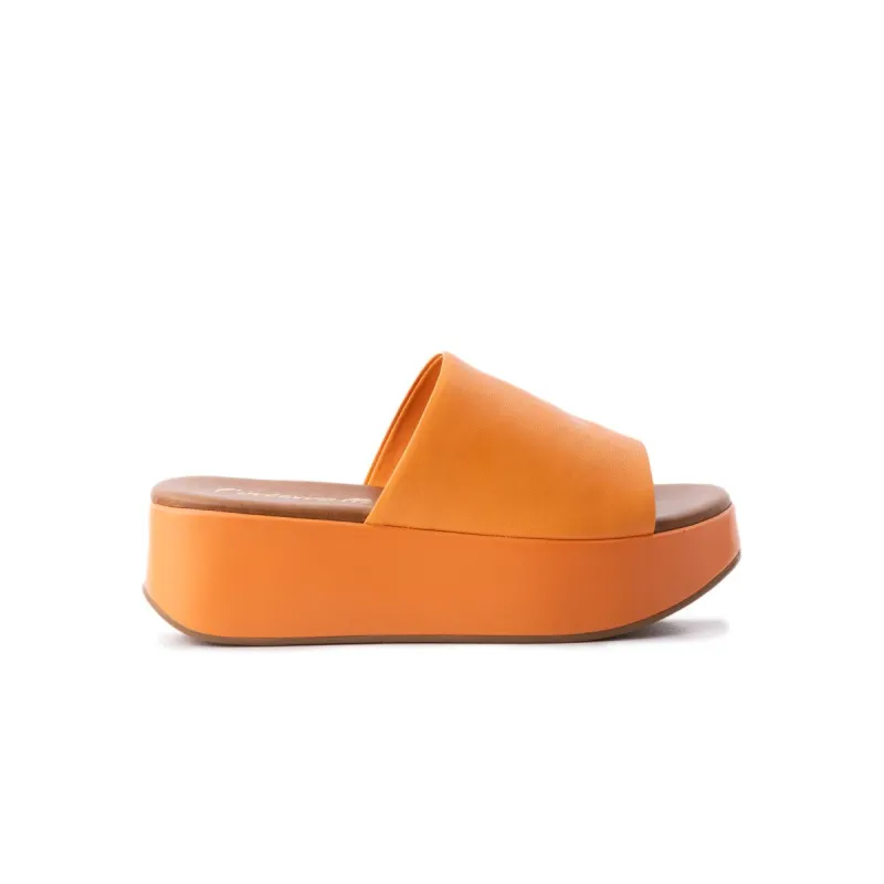 Cayman Orange Leather sold by L'Intervalle