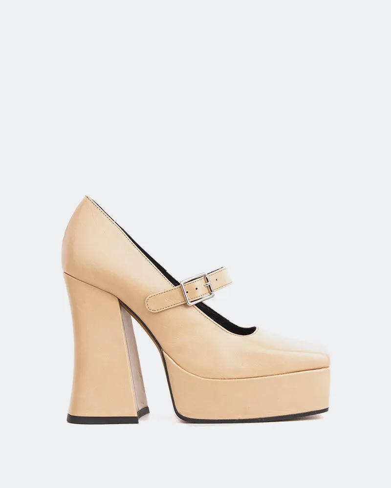 Mestar Nude Leather sold by L'Intervalle