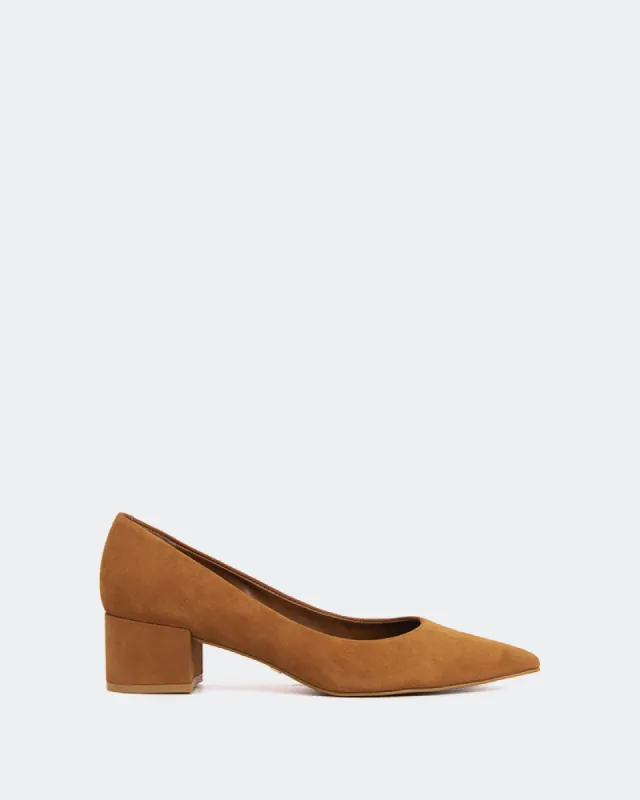 Marietta Chestnut Nubuck sold by L'Intervalle