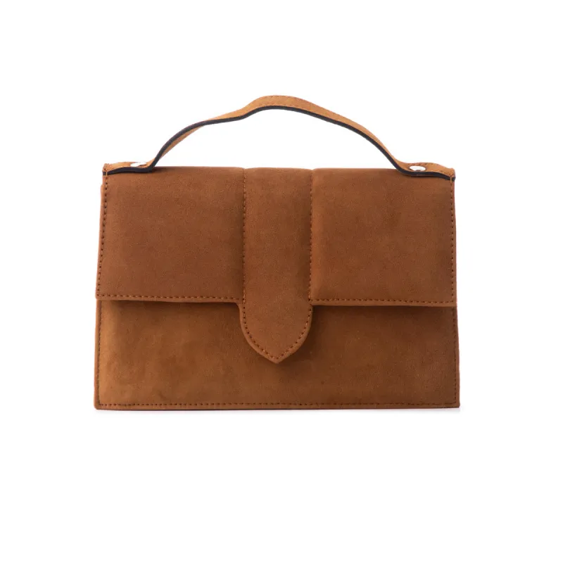 Mini Diya Tan Suede sold by L'Intervalle