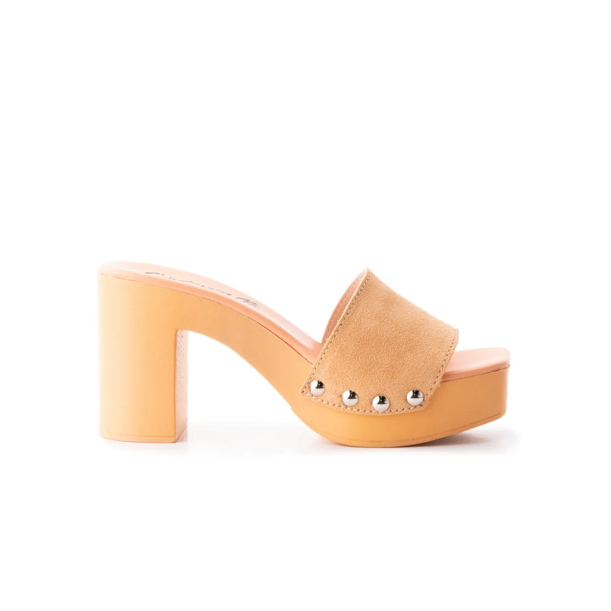 Fragolina Orange Suede sold by L'Intervalle