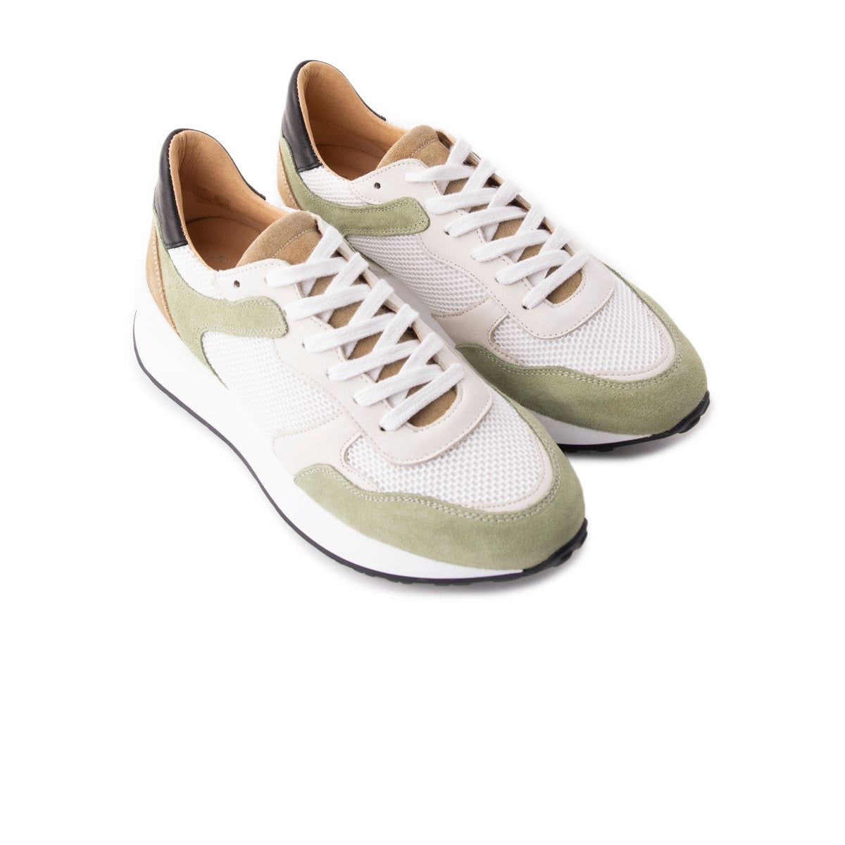Shady Green White Suede sold by L'Intervalle product image thumbnail 3