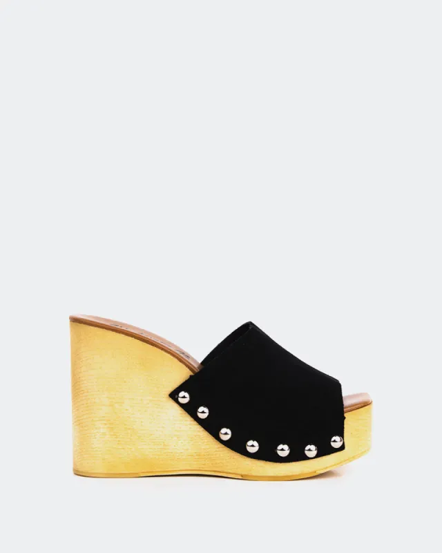 Emeline Black Suede sold by L'Intervalle