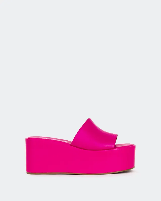 Cathedral, Fucshia Leather/Cuir Fucshia sold by L'Intervalle