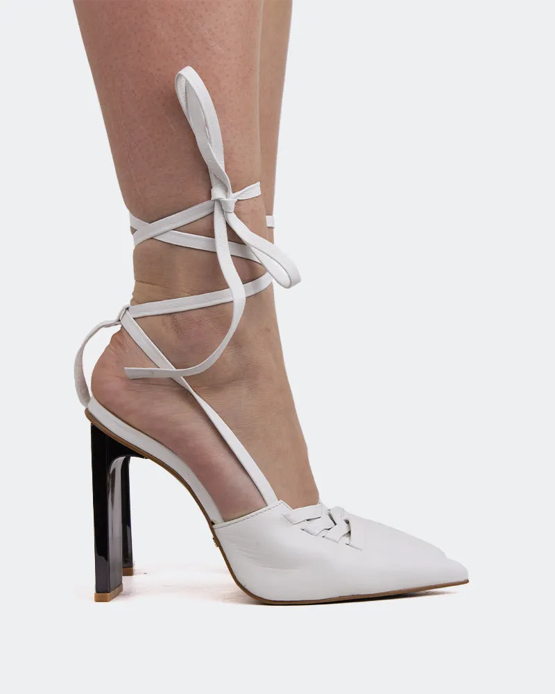 Amos White Leather sold by L'Intervalle