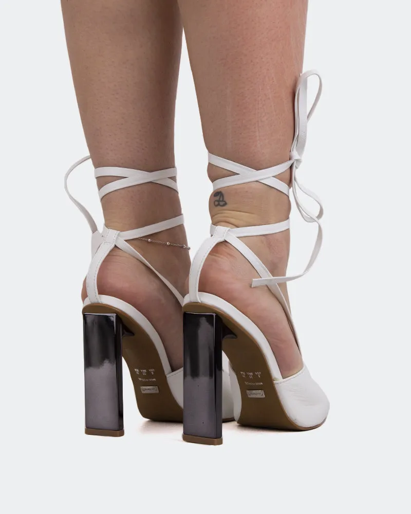 Amos White Leather sold by L'Intervalle product image thumbnail 3