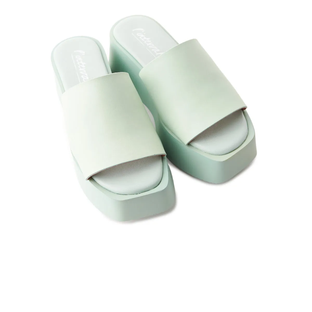 Bologna Mint Leather sold by L'Intervalle product image thumbnail 2