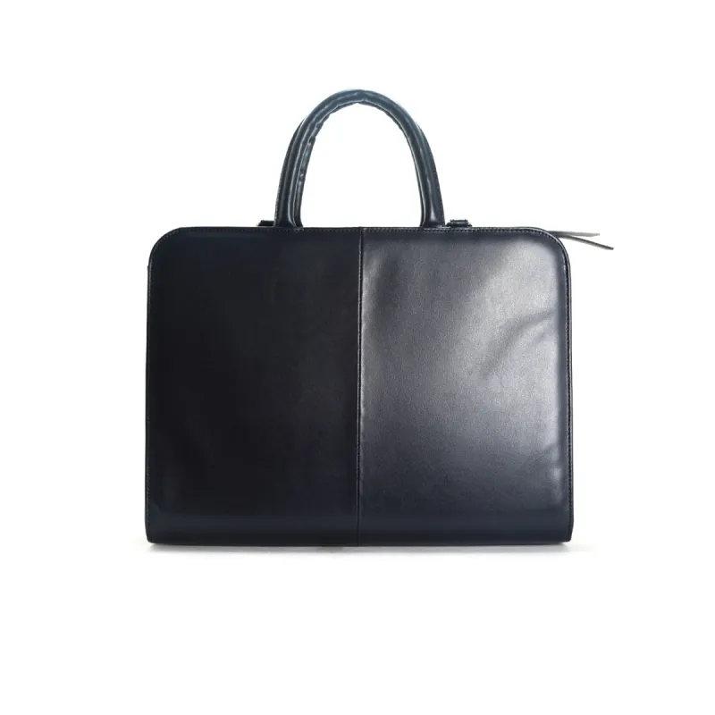Sylvie Navy Leather Bags sold by L'Intervalle