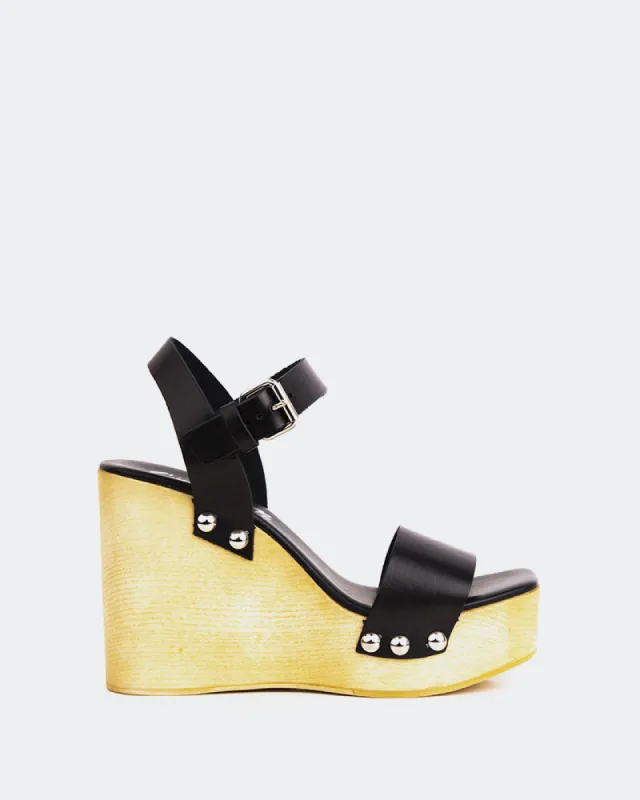 Heloise Black Leather sold by L'Intervalle