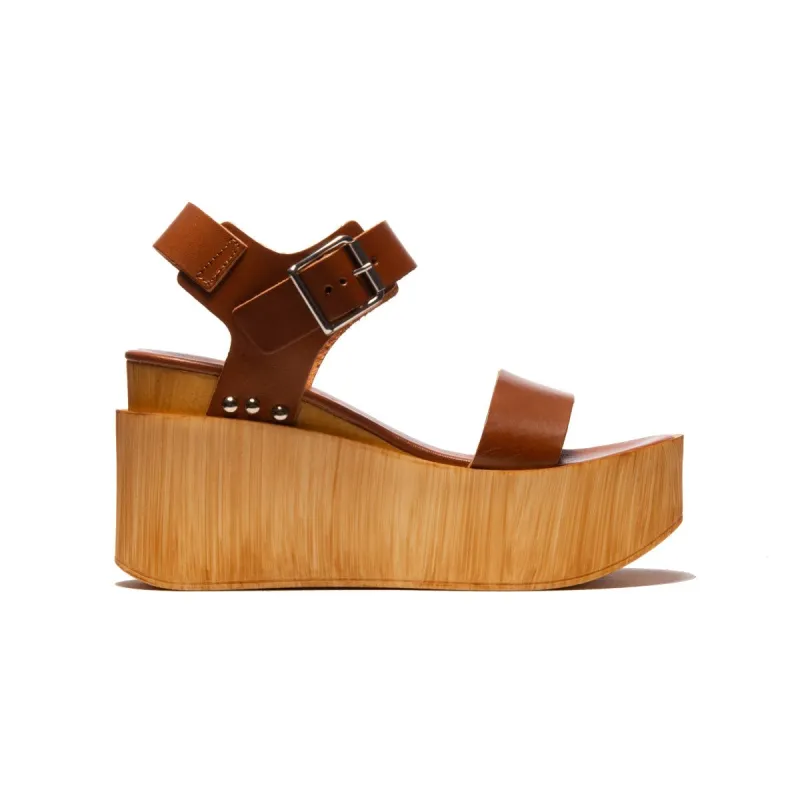 Fleur Tan Leather sold by L'Intervalle