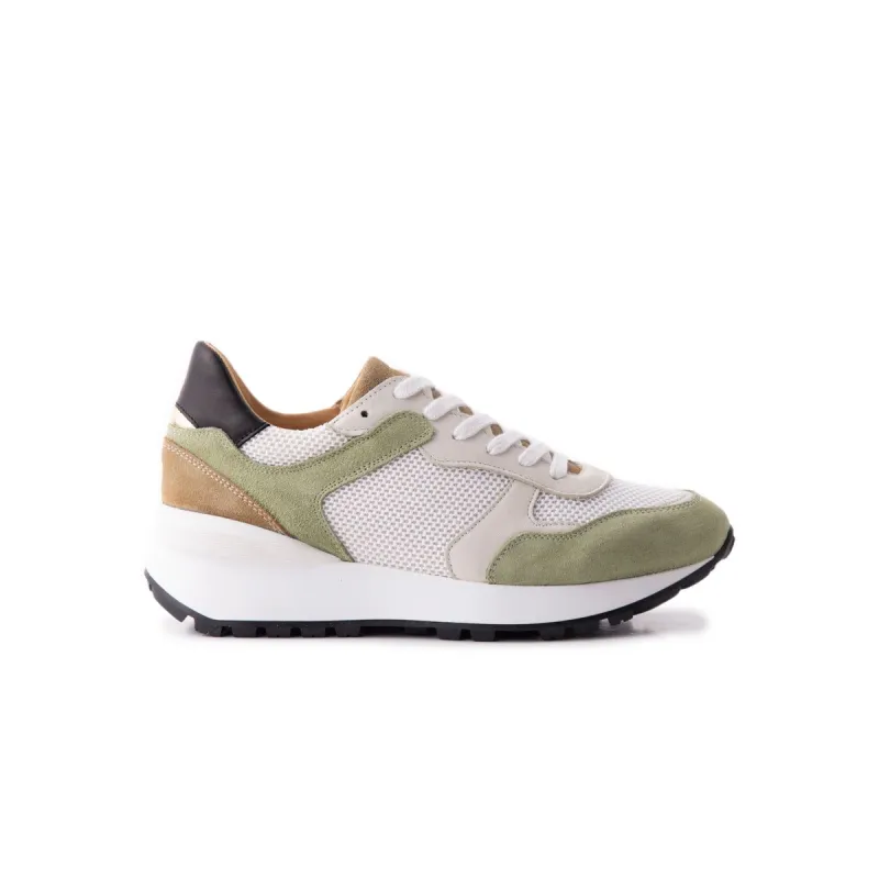 Shady Green White Suede sold by L'Intervalle