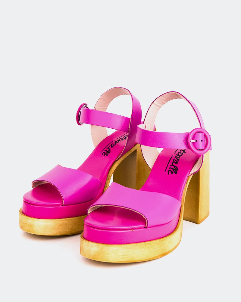 Starburst Fuchsia Leather sold by L'Intervalle product image thumbnail 2