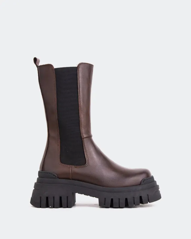 Edmonton Brown Leather sold by L'Intervalle