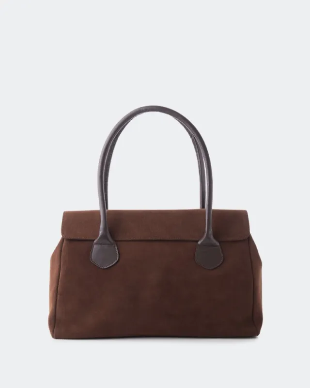 Mazarine Brown Suede sold by L'Intervalle