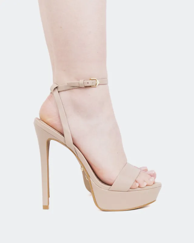 Morena Nude Leather sold by L'Intervalle