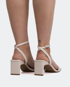 Moreno Off White Leather sold by L'Intervalle