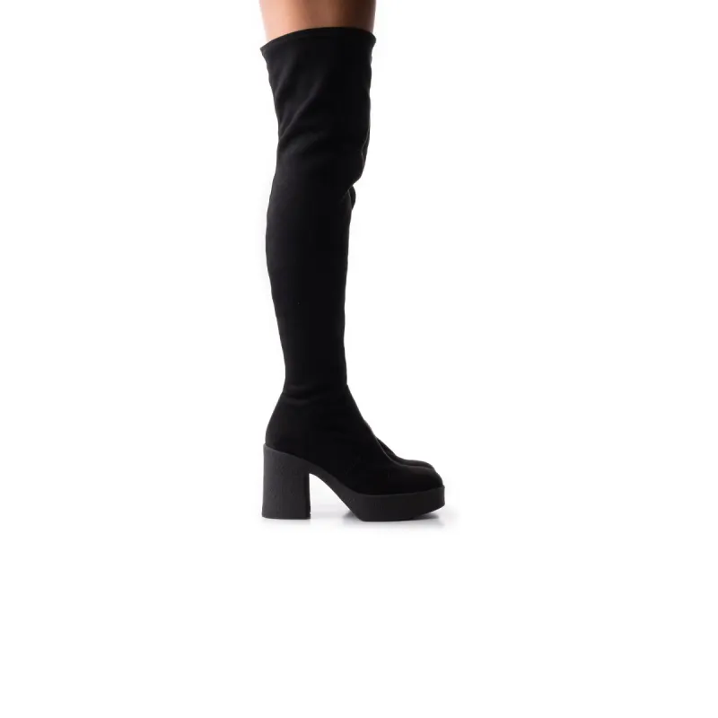 Darling Black Suede Stretch sold by L'Intervalle