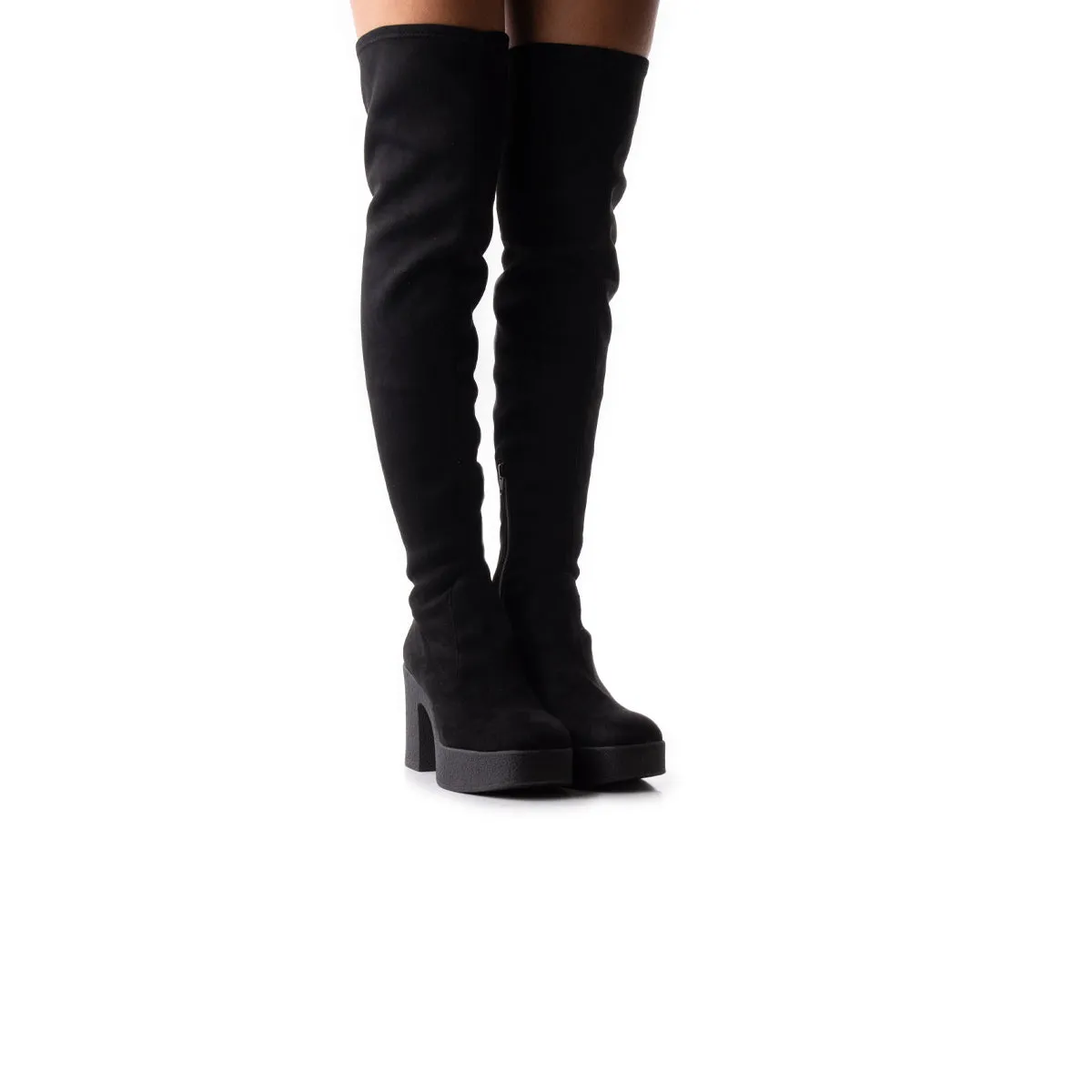 Darling Black Suede Stretch sold by L'Intervalle product image thumbnail 2