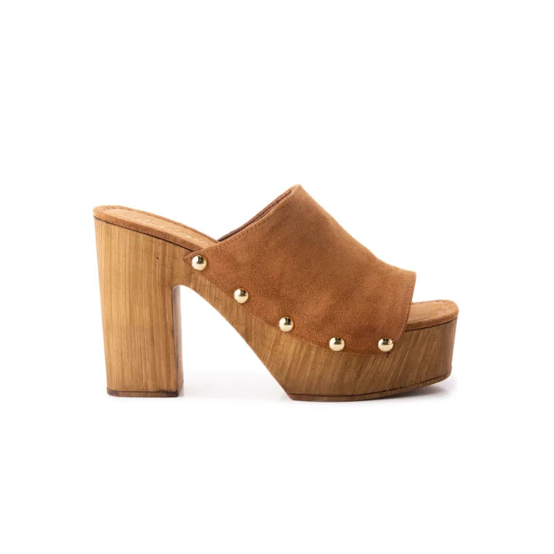Selma Tan Suede sold by L'Intervalle