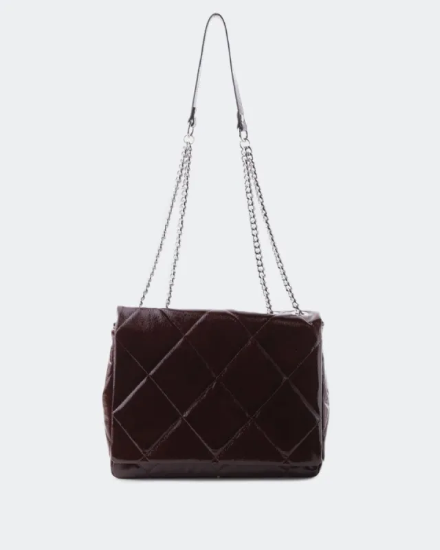 Monna Brown Patent sold by L'Intervalle