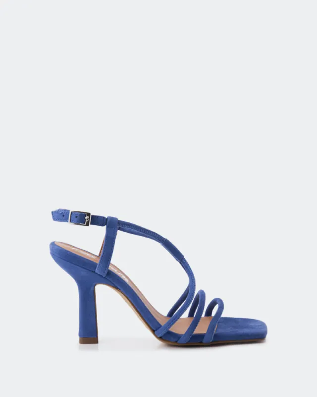 Rosalia Dark Blue Suede sold by L'Intervalle