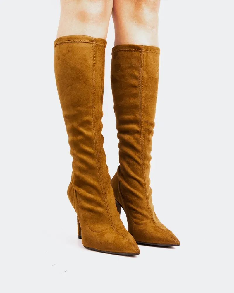 Horizon Tan Suede Stretch sold by L'Intervalle product image thumbnail 2