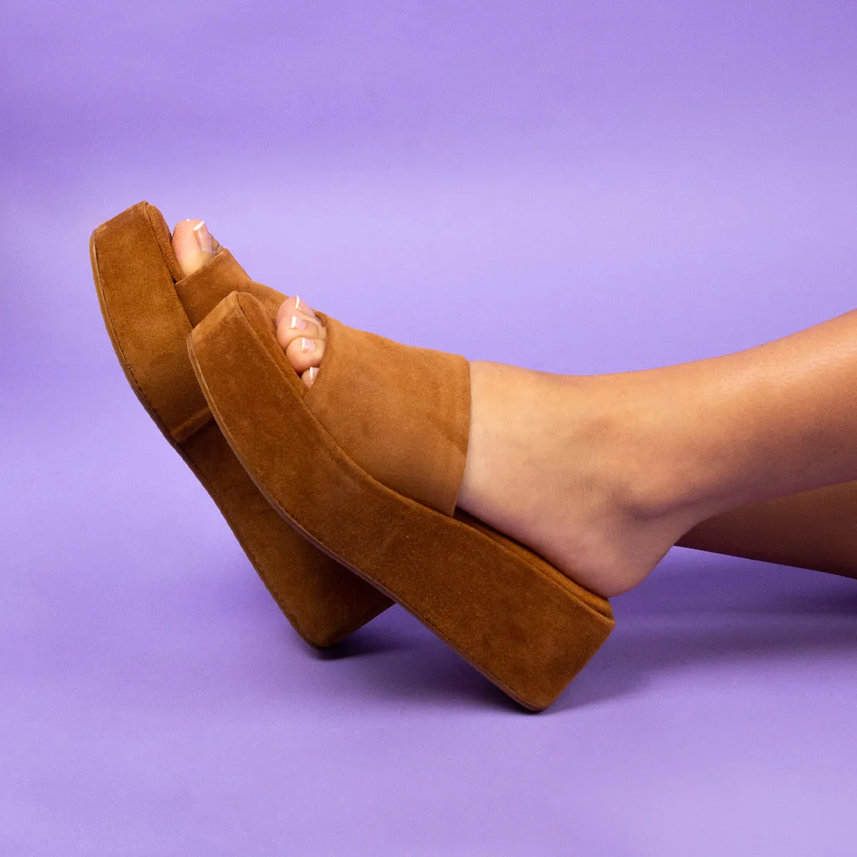 Leonora Cognac Suede sold by L'Intervalle product image thumbnail 3