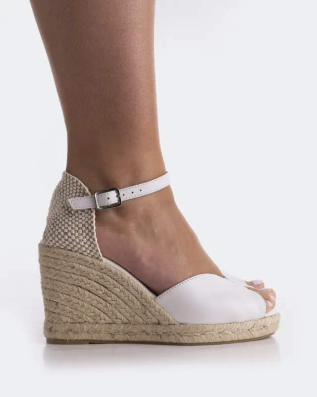 Marzia White Leather sold by L'Intervalle