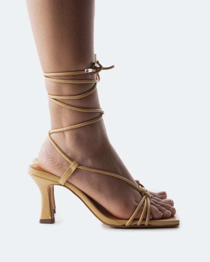 Manola Camel Leather sold by L'Intervalle