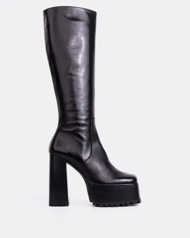 Saylor Black Leather sold by L'Intervalle