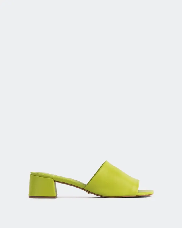 Fortunata Light Green Leather sold by L'Intervalle