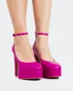 Habibi Fuschia Leather sold by L'Intervalle