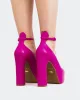 Habibi Fuschia Leather sold by L'Intervalle