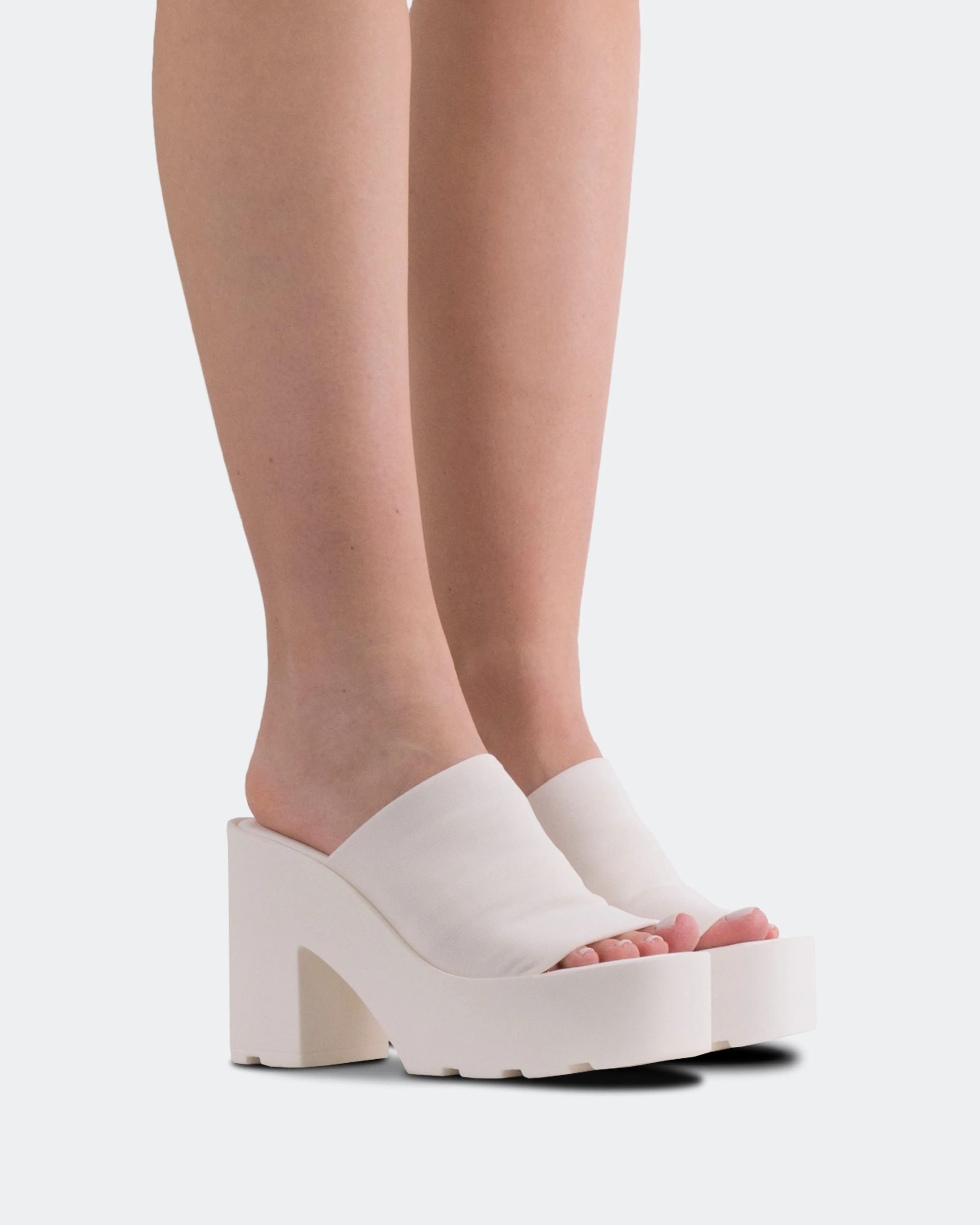 Carangi White Lycra sold by L'Intervalle product image thumbnail 3