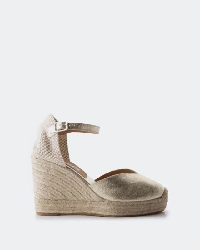 Petrolina Gold Canvas sold by L'Intervalle