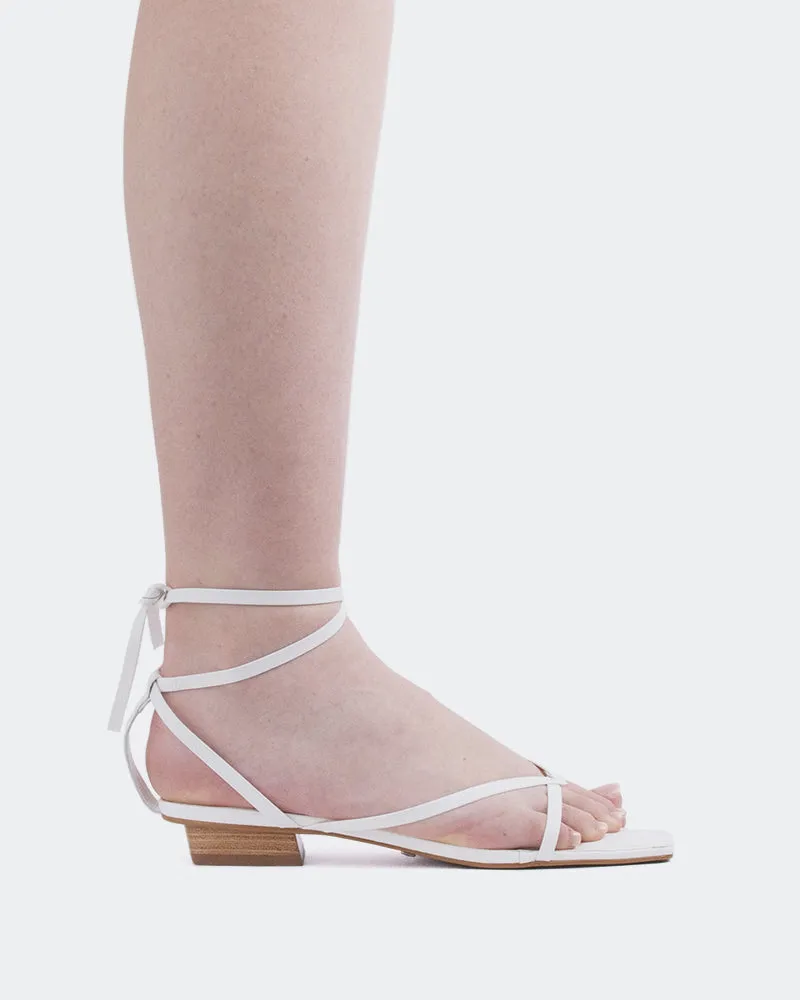 Talita White Leather sold by L'Intervalle