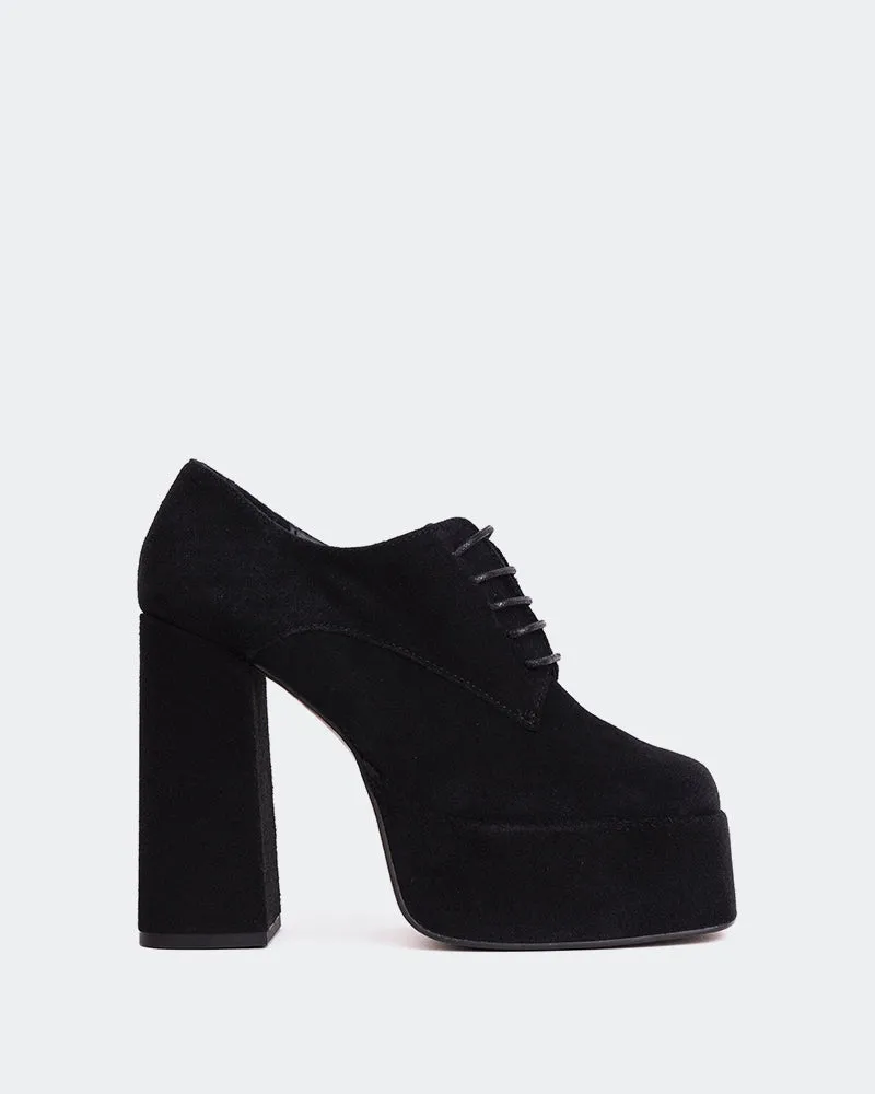 Ursuline Black Suede sold by L'Intervalle
