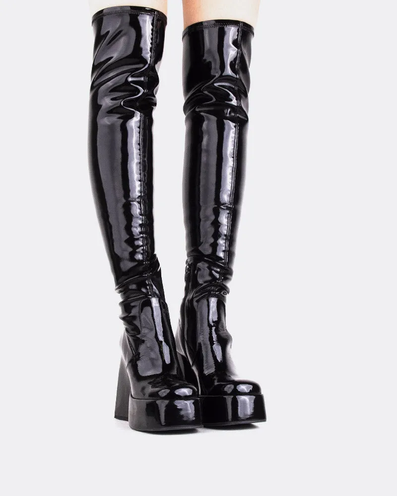 Sonny Black Patent Stretch sold by L'Intervalle product image thumbnail 2