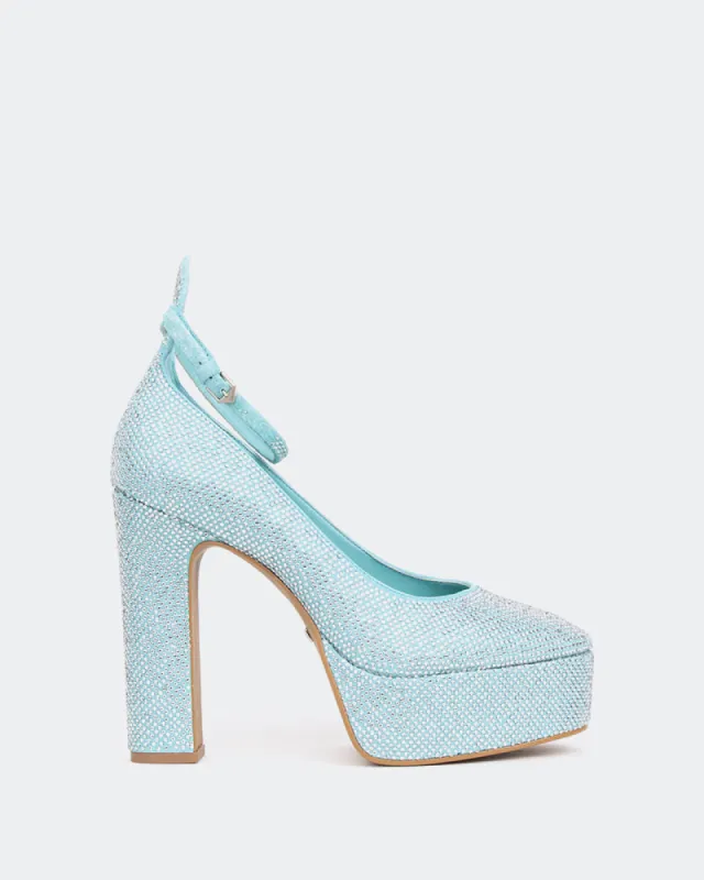 Jayne, Turquoise Suede/Suède Tur. sold by L'Intervalle