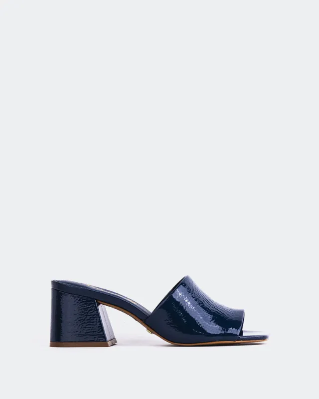 Clarabelle Navy Naplack sold by L'Intervalle