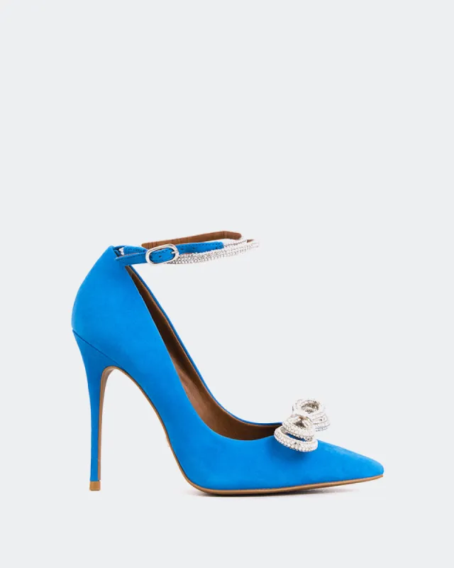 Amara Blue Nubuck sold by L'Intervalle