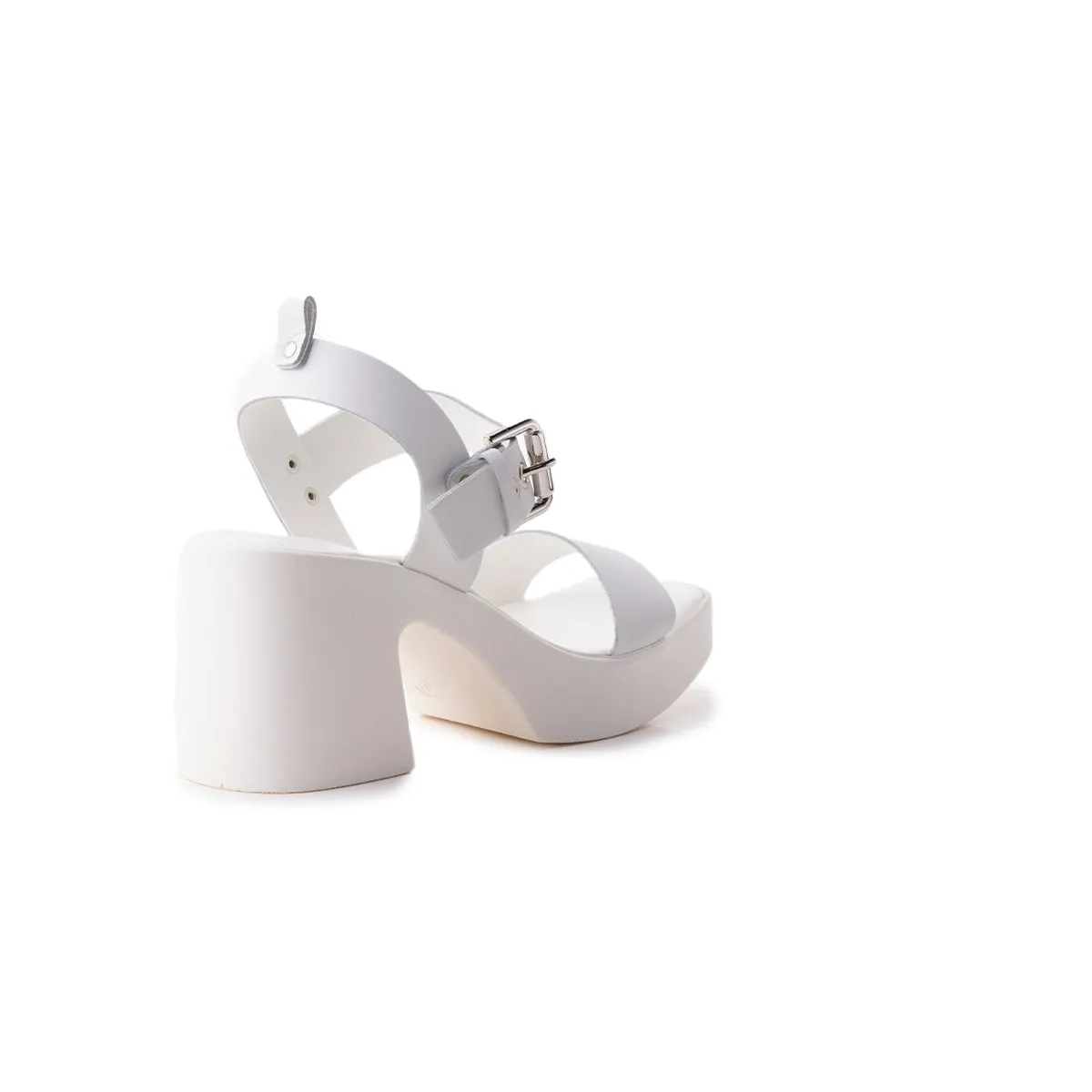 Domizia White Leather sold by L'Intervalle product image thumbnail 2